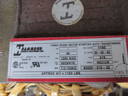 Hammond Power Solutions Auto Transformer