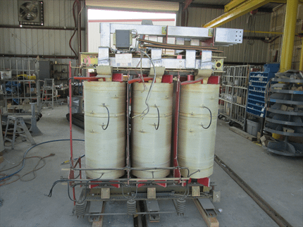1000 KVA Industrial Electric Mfg Inc Substation Dry Transformer