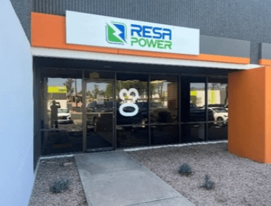 Exterior of the RESA Power office in Phoenix, Arizona