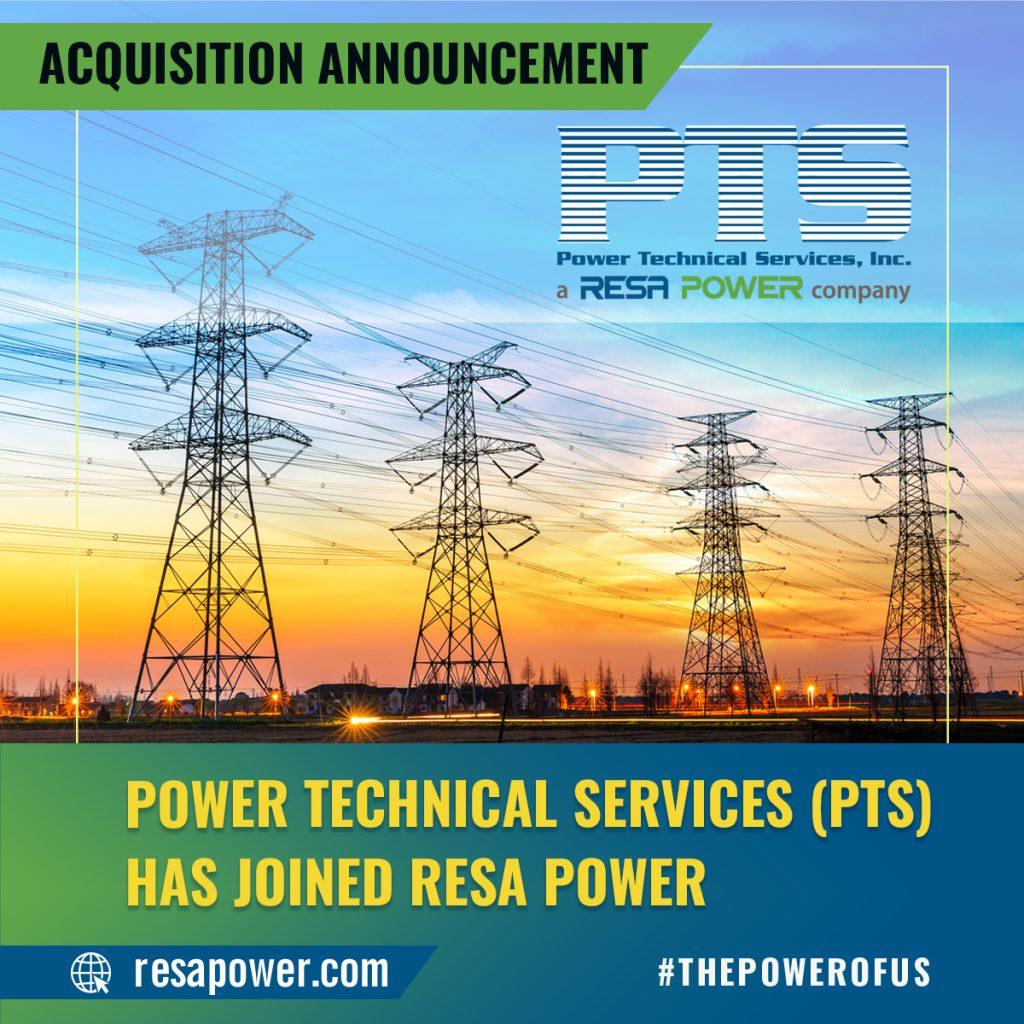 Power Technical Services (PTS) has joined RESA Power