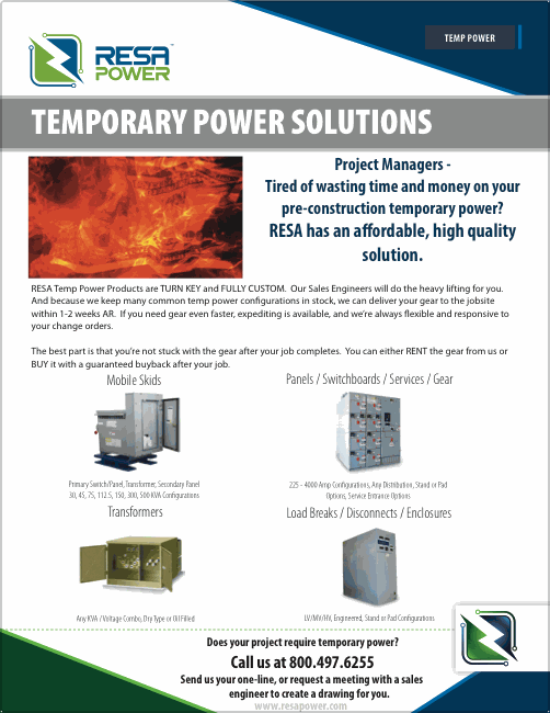 Power Service Literature RESA Power