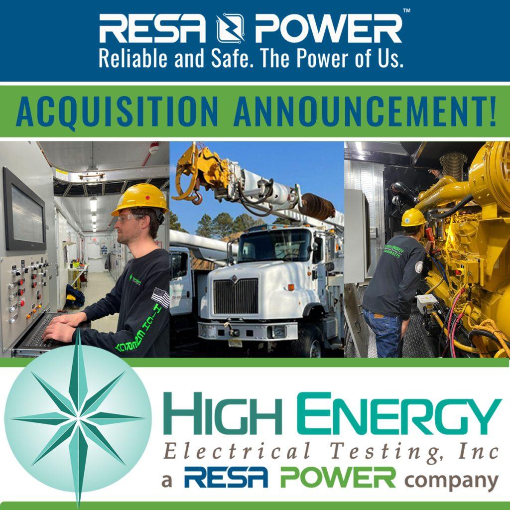 RESA Power Acquisition Annoucement 