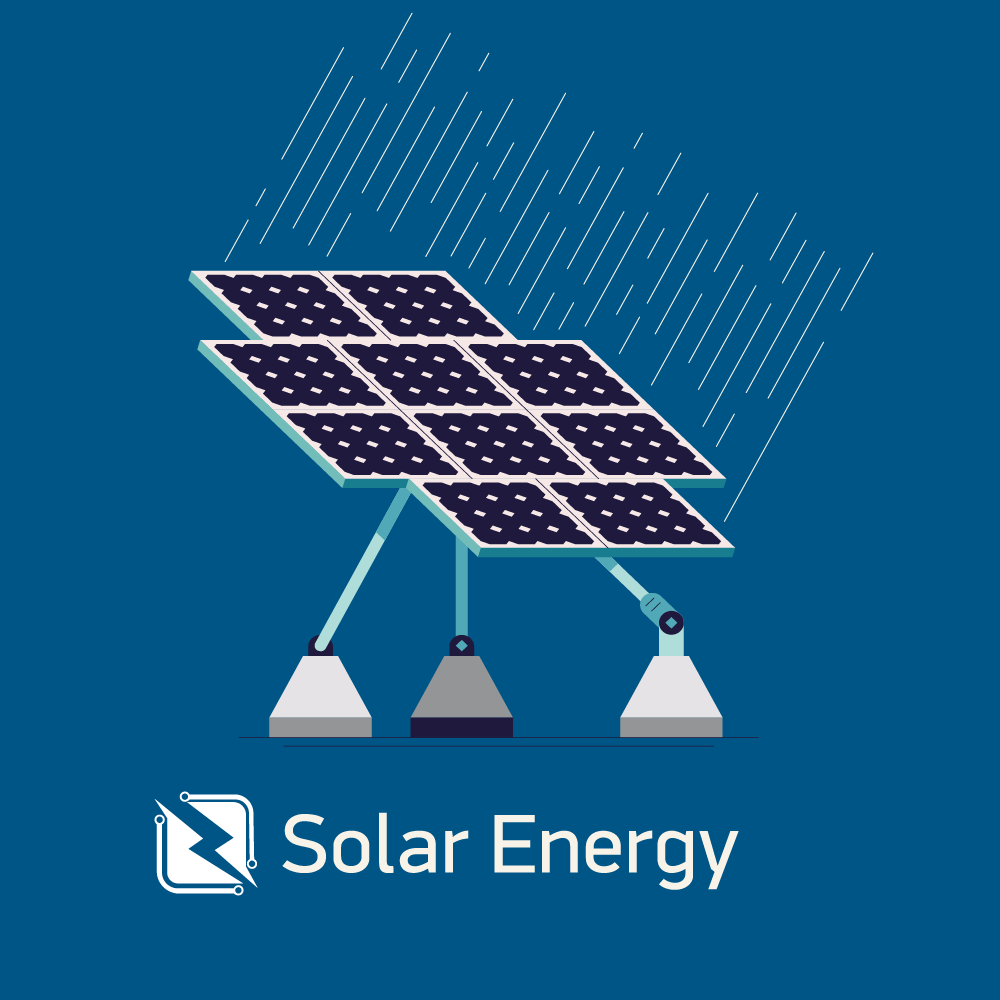 RESA Power Solar Energy Stylized graphic