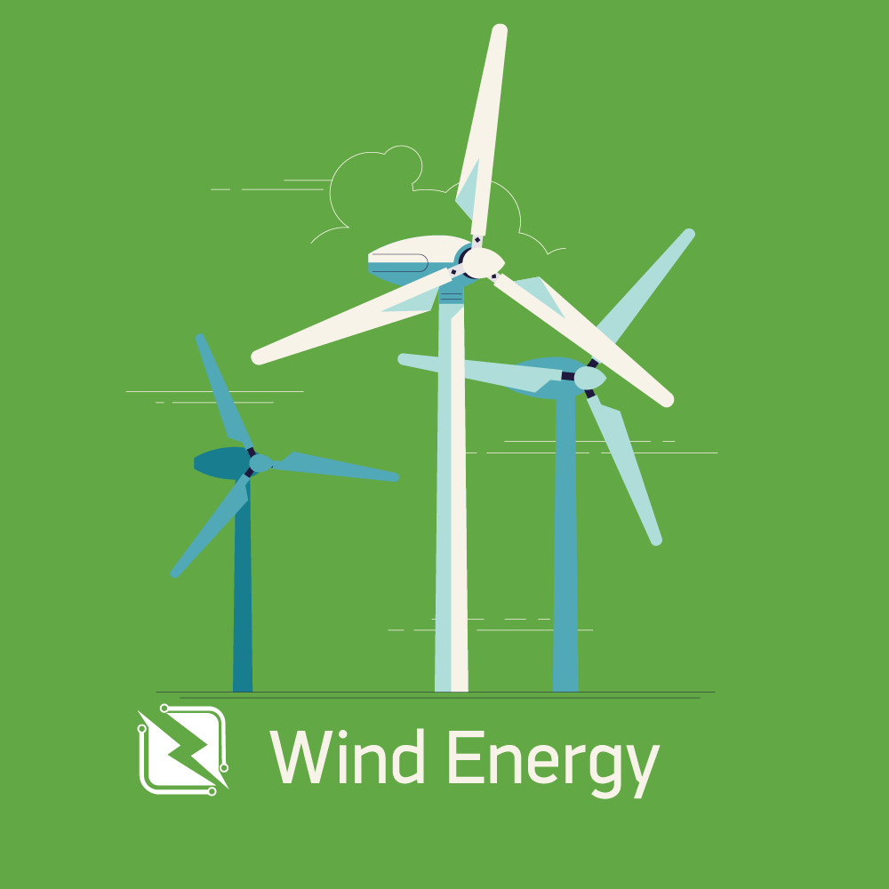 RESA Power Wind Energy Stylized graphic