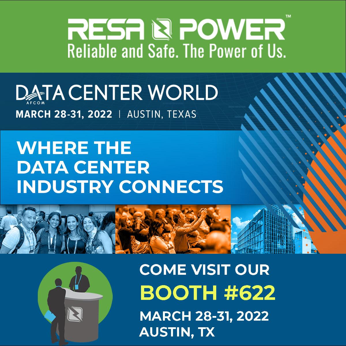 Join RESA Power at Data Center World 2022