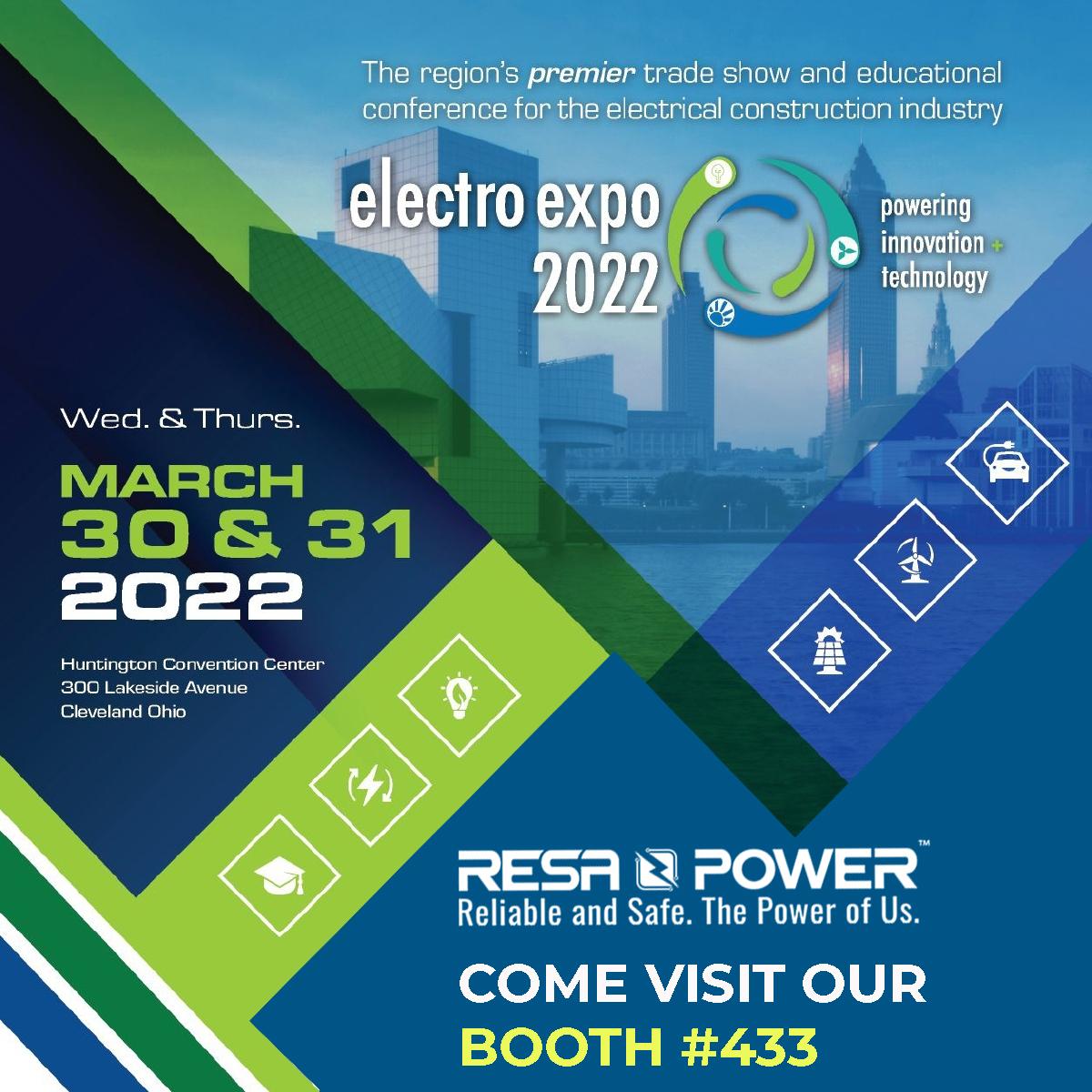 Join RESA Power at Electro Expo 2022