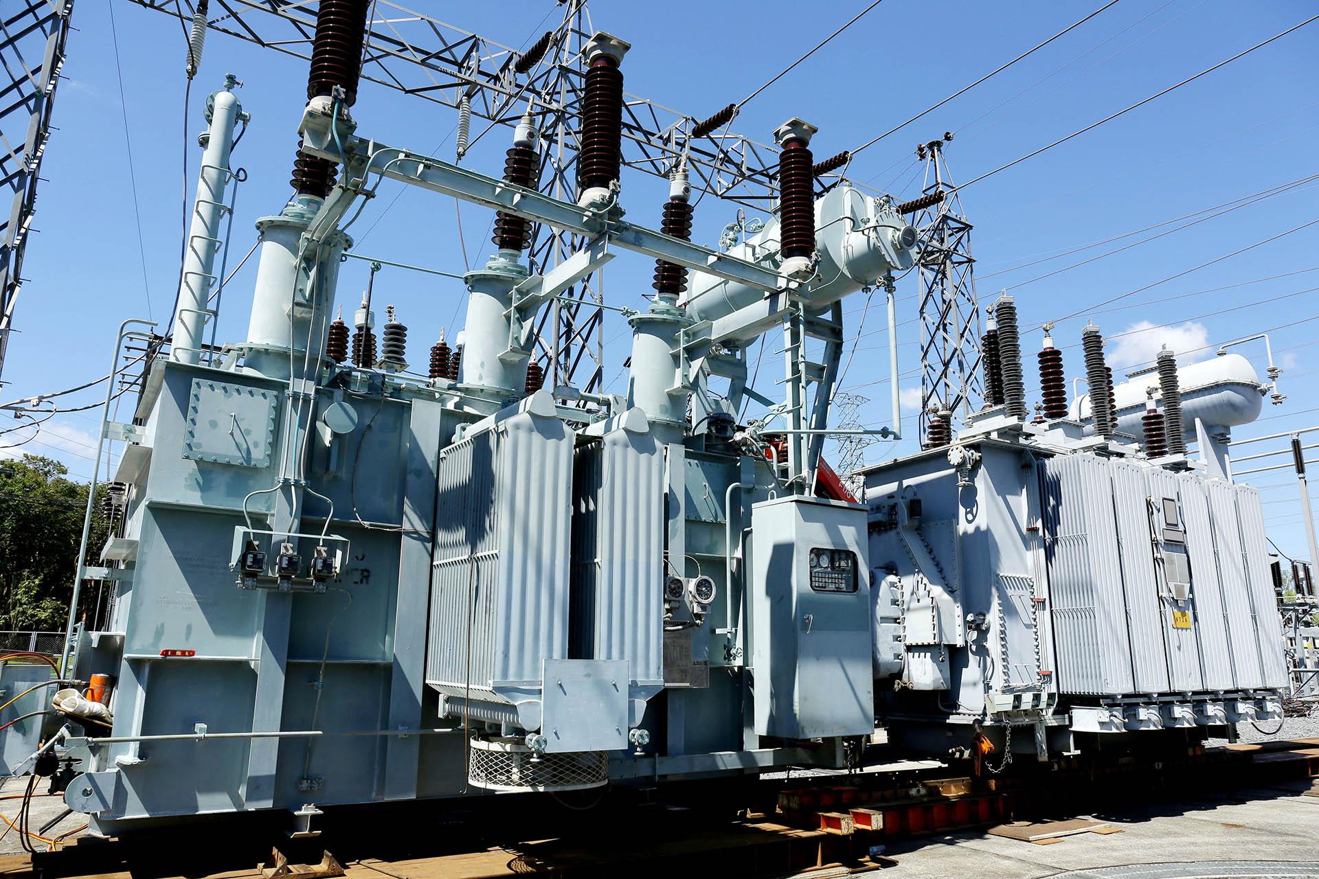 Image of a transformer substation